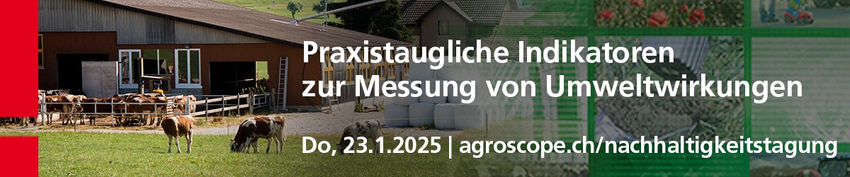 Registration 12. Nachhaltigkeitstagung Agroscope